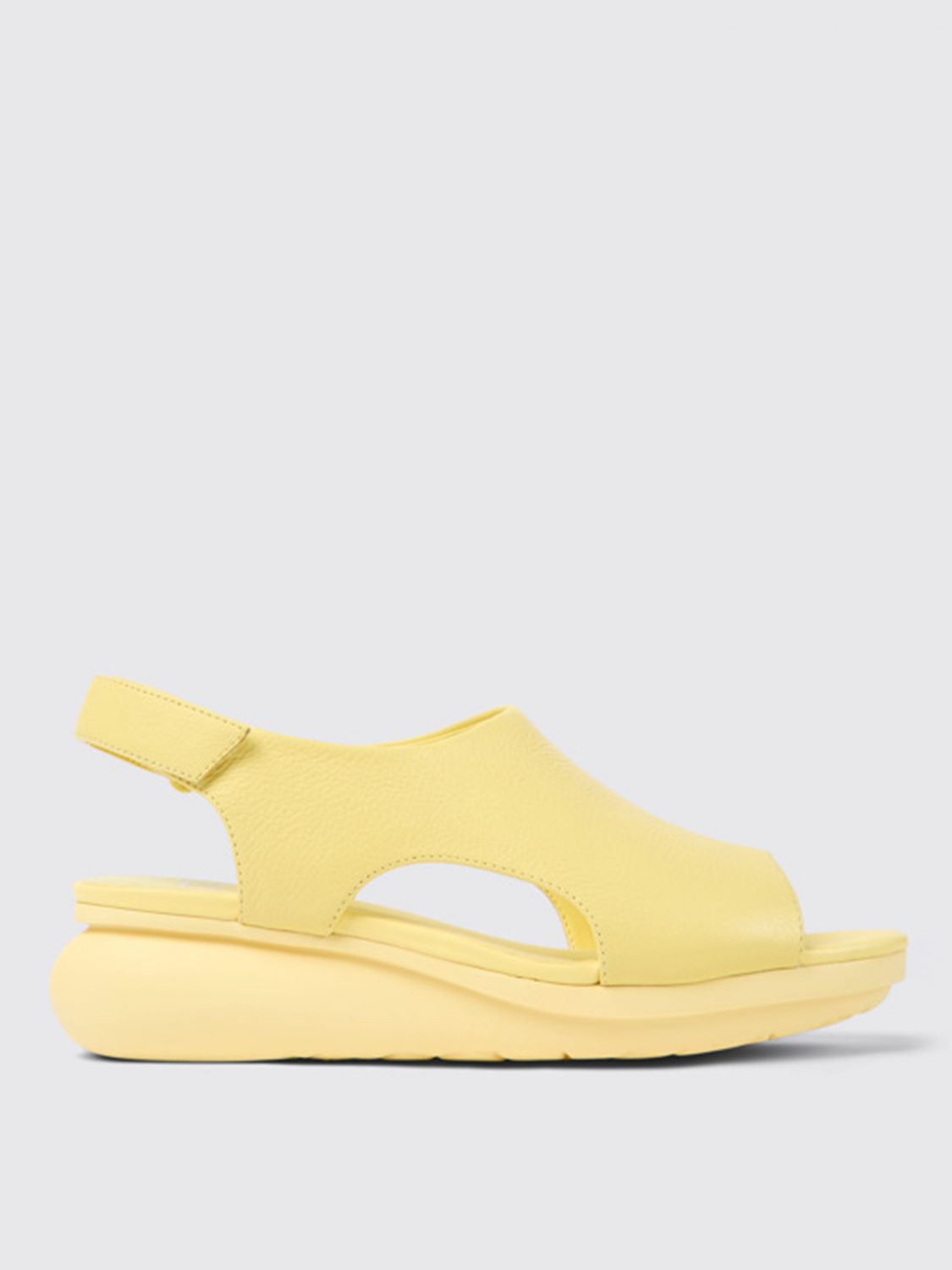 Camper Flat Sandals  Woman Color Yellow
