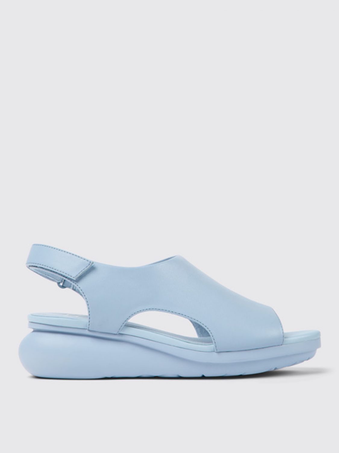 Camper Flat Sandals  Woman Colour Blue