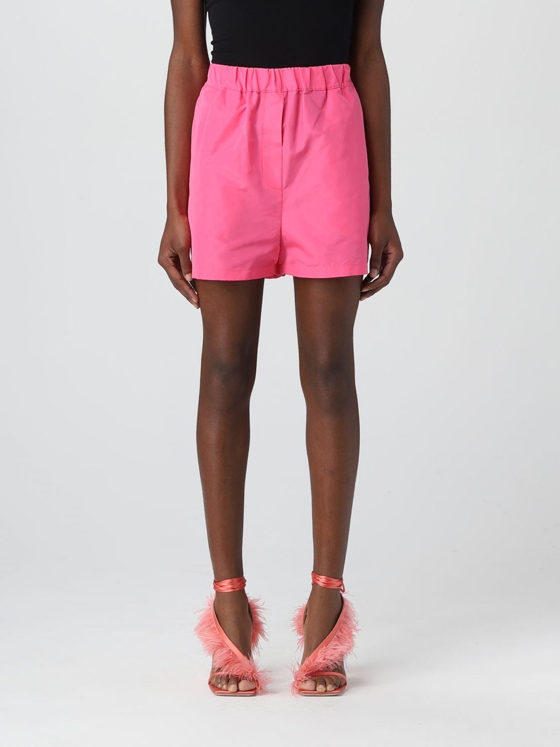 MSGM SHORTS IN TAFFETA,E05069007