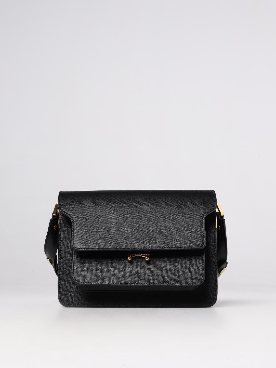 Marni Shoulder Bag For Woman Black Marni Shoulder Bag Sbmpn09n01lv520 Online On Gigliocom 5457