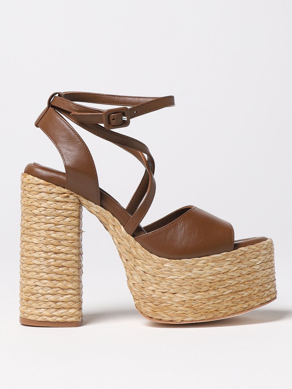 Paloma Barceló Heeled Sandals Paloma Barcelò Woman In Brown