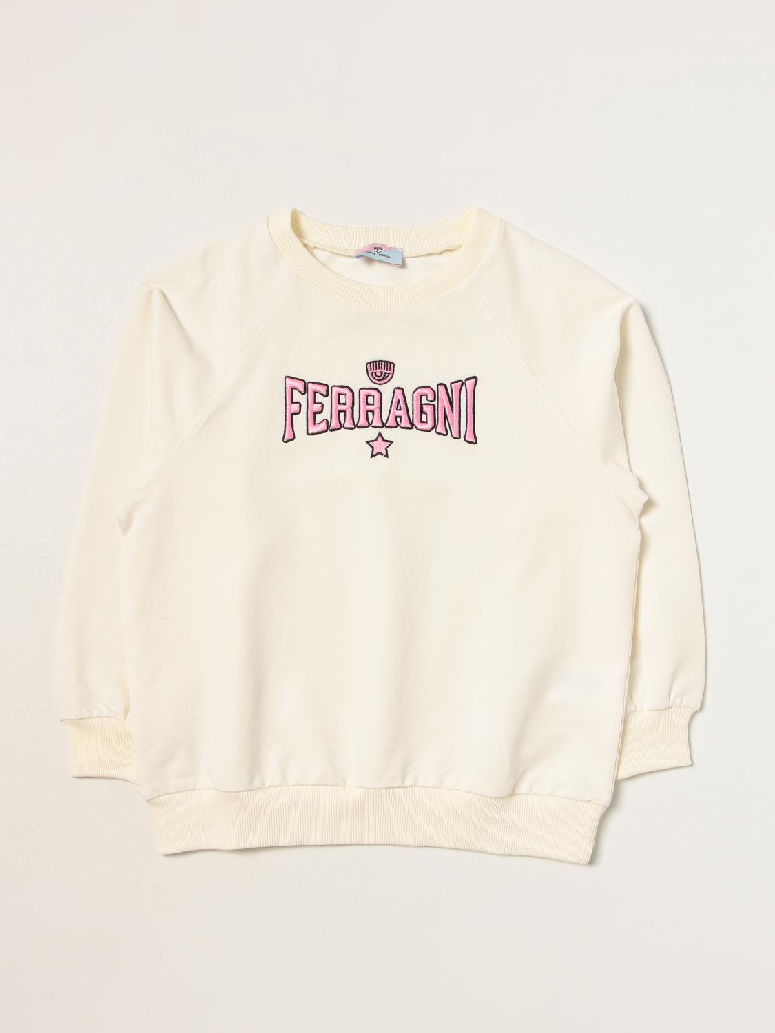 Chiara Ferragni Pullover  Kinder Farbe Ivory In Ivory