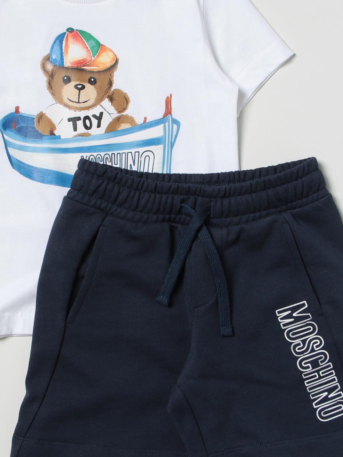 MOSCHINO KID clothing set for boys White Moschino Kid clothing set
