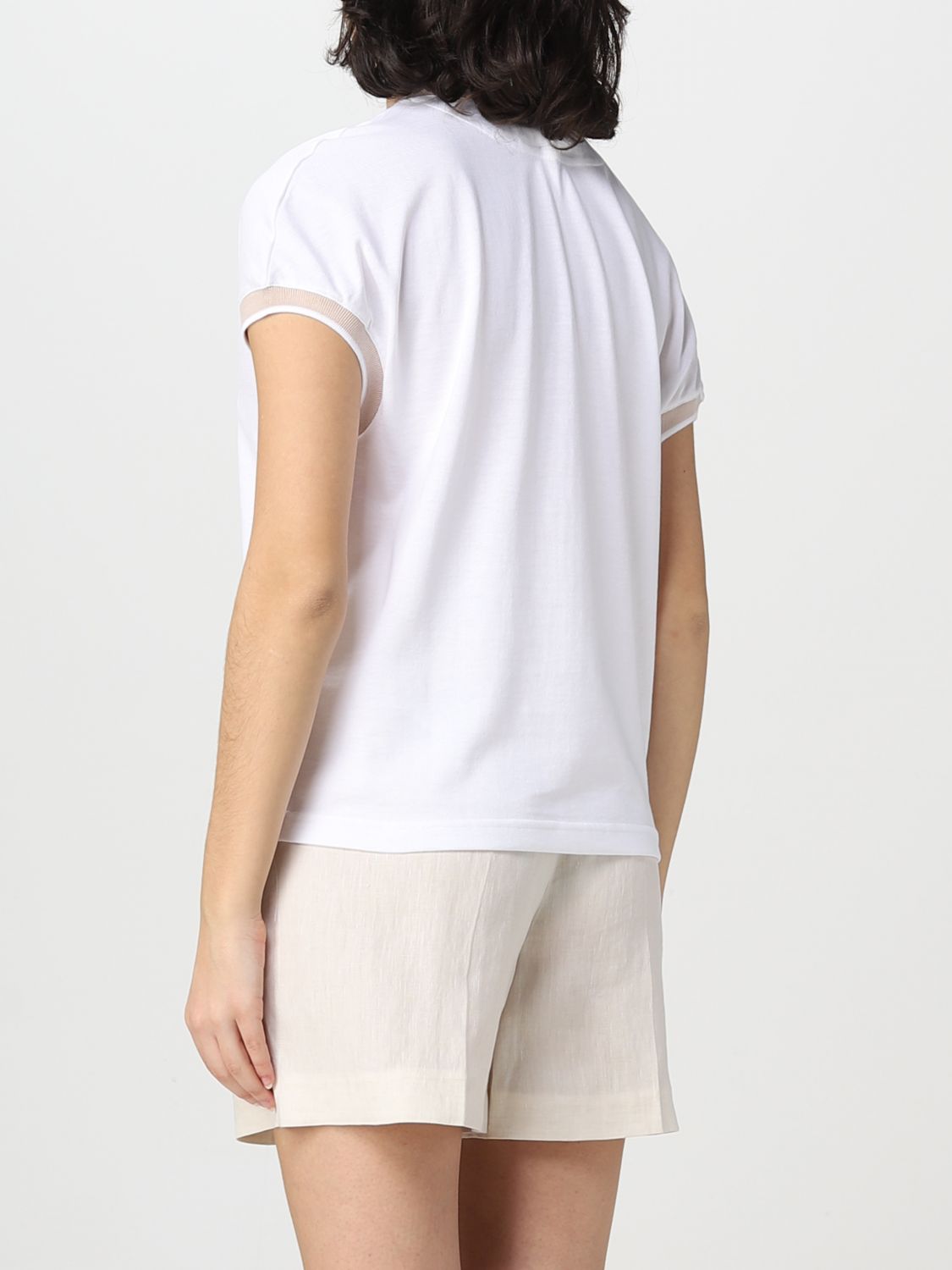 ELEVENTY: t-shirt for woman - White | Eleventy t-shirt ...