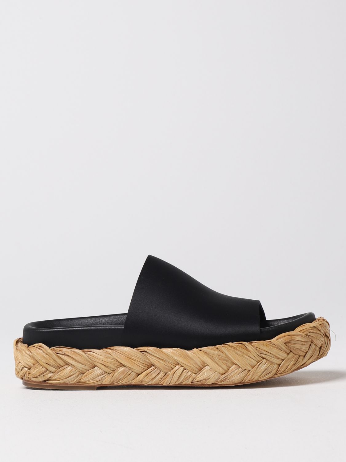 PALOMA BARCELÒ: flat sandals for woman - Black | Paloma Barcelò flat ...