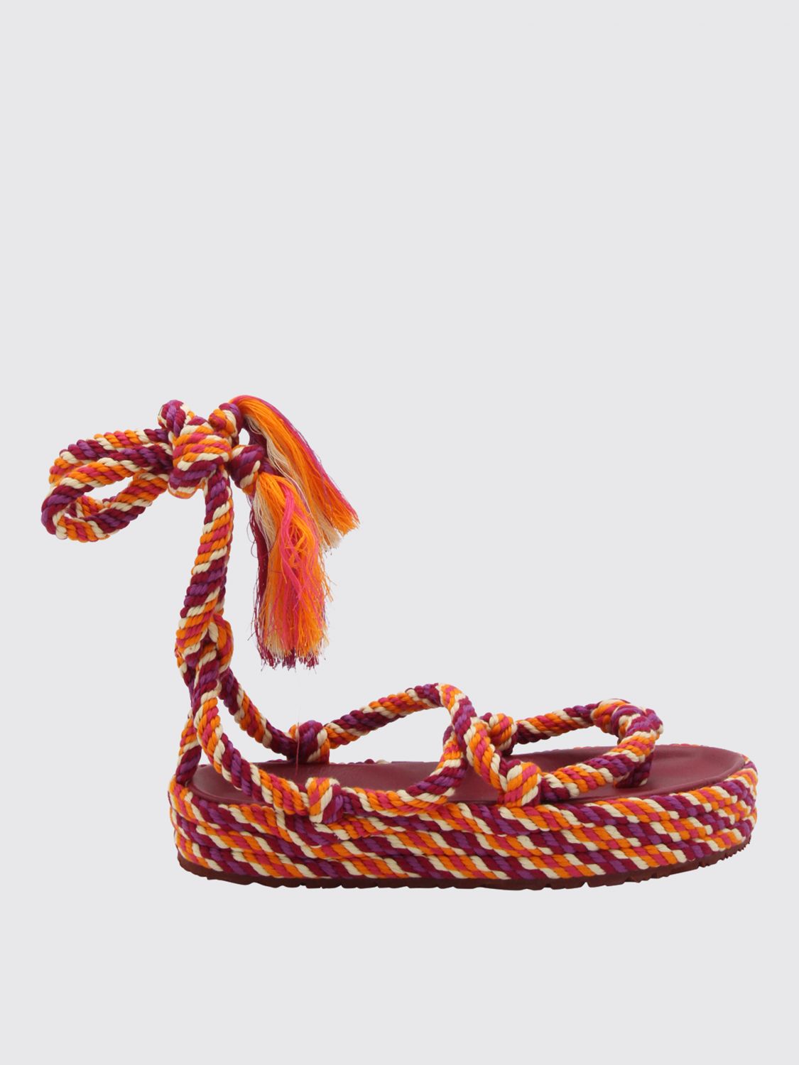 Shop Isabel Marant Flat Sandals  Woman Color Orange