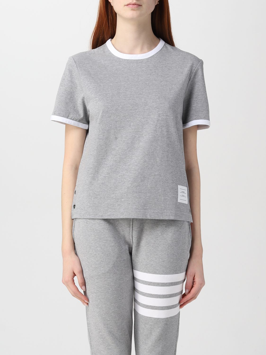 Thom Browne T-shirt  Woman Color Grey