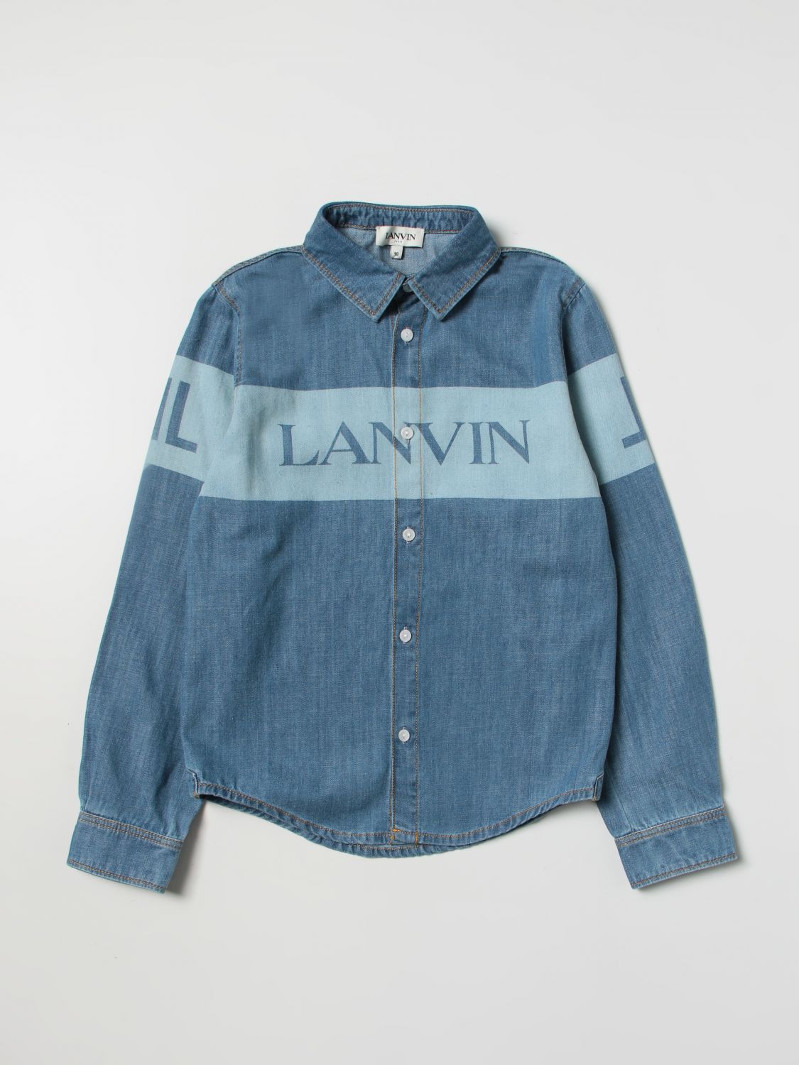 Lanvin Shirt  Kids Colour Blue