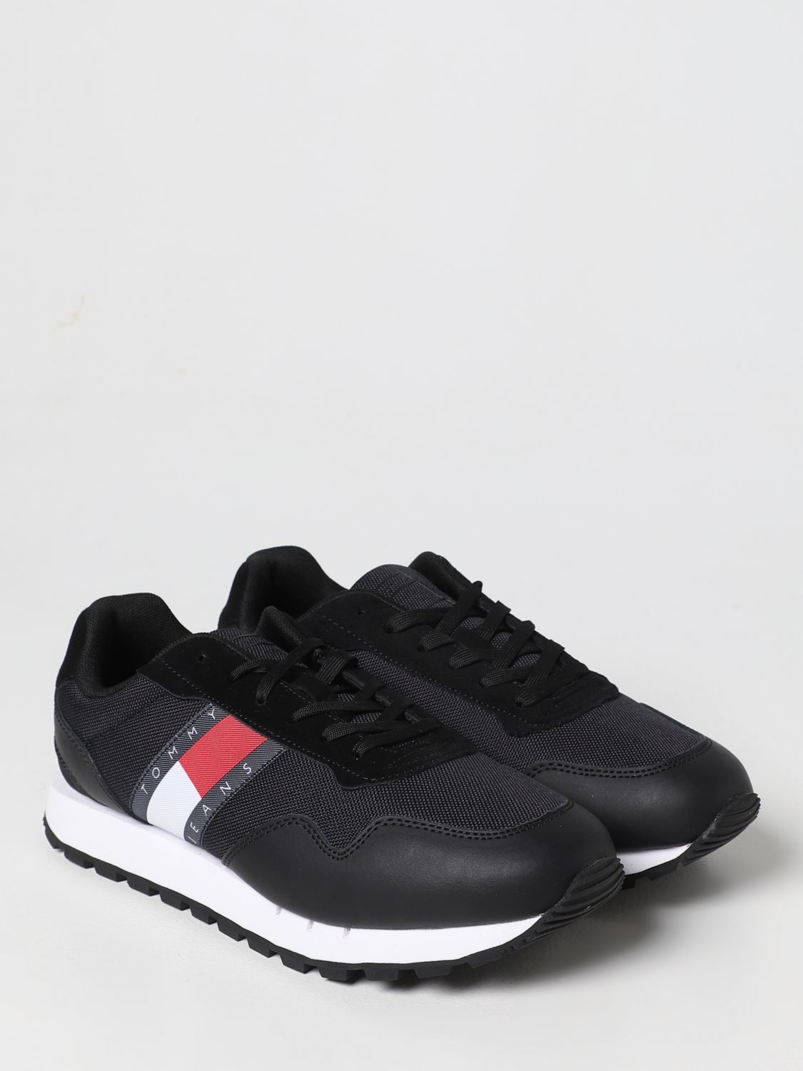 TOMMY JEANS: sneakers for man - Black | Tommy Jeans sneakers EM0EM01081 ...