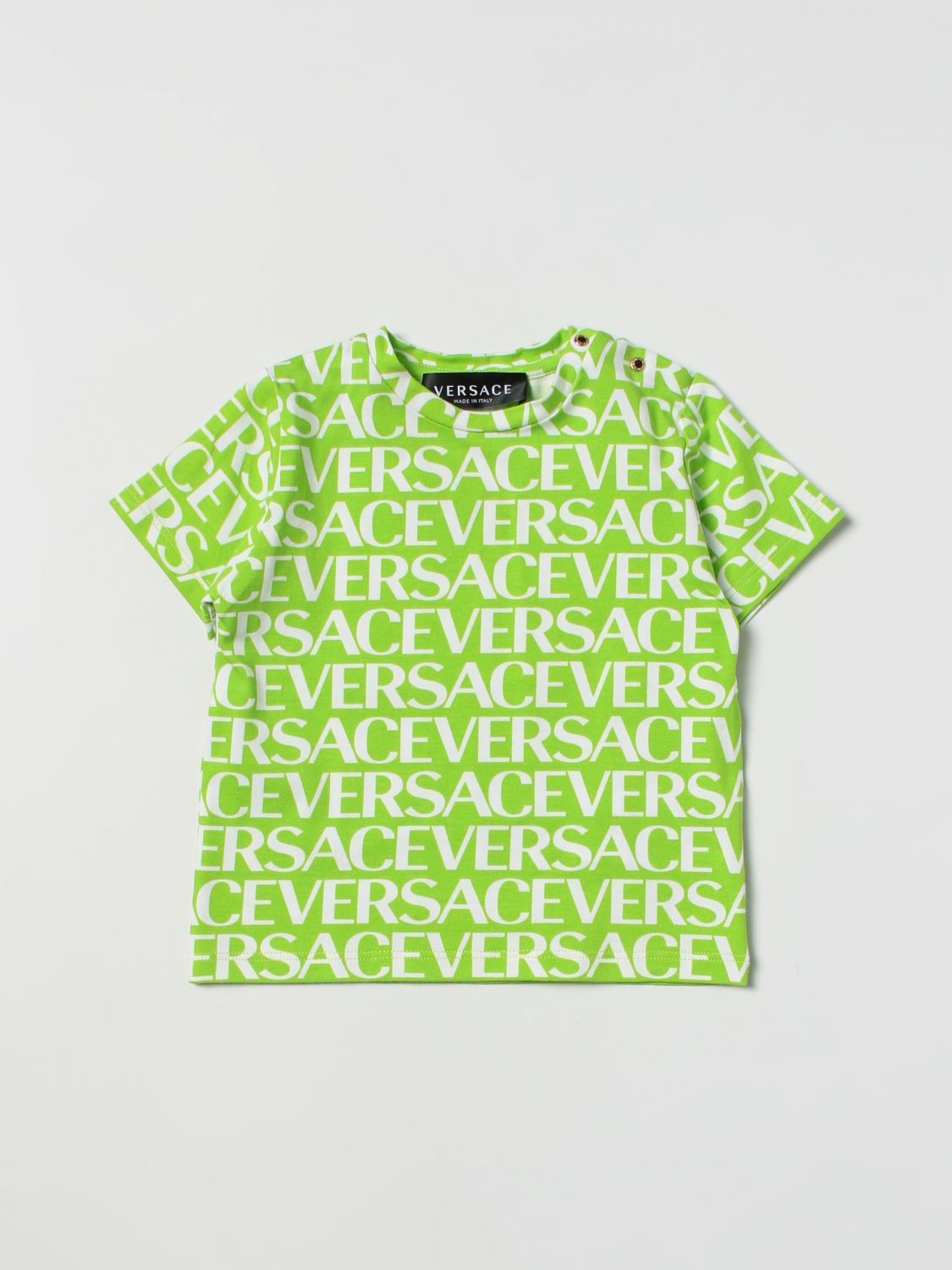 Young Versace Kids' T恤  儿童 颜色 绿色 In Green