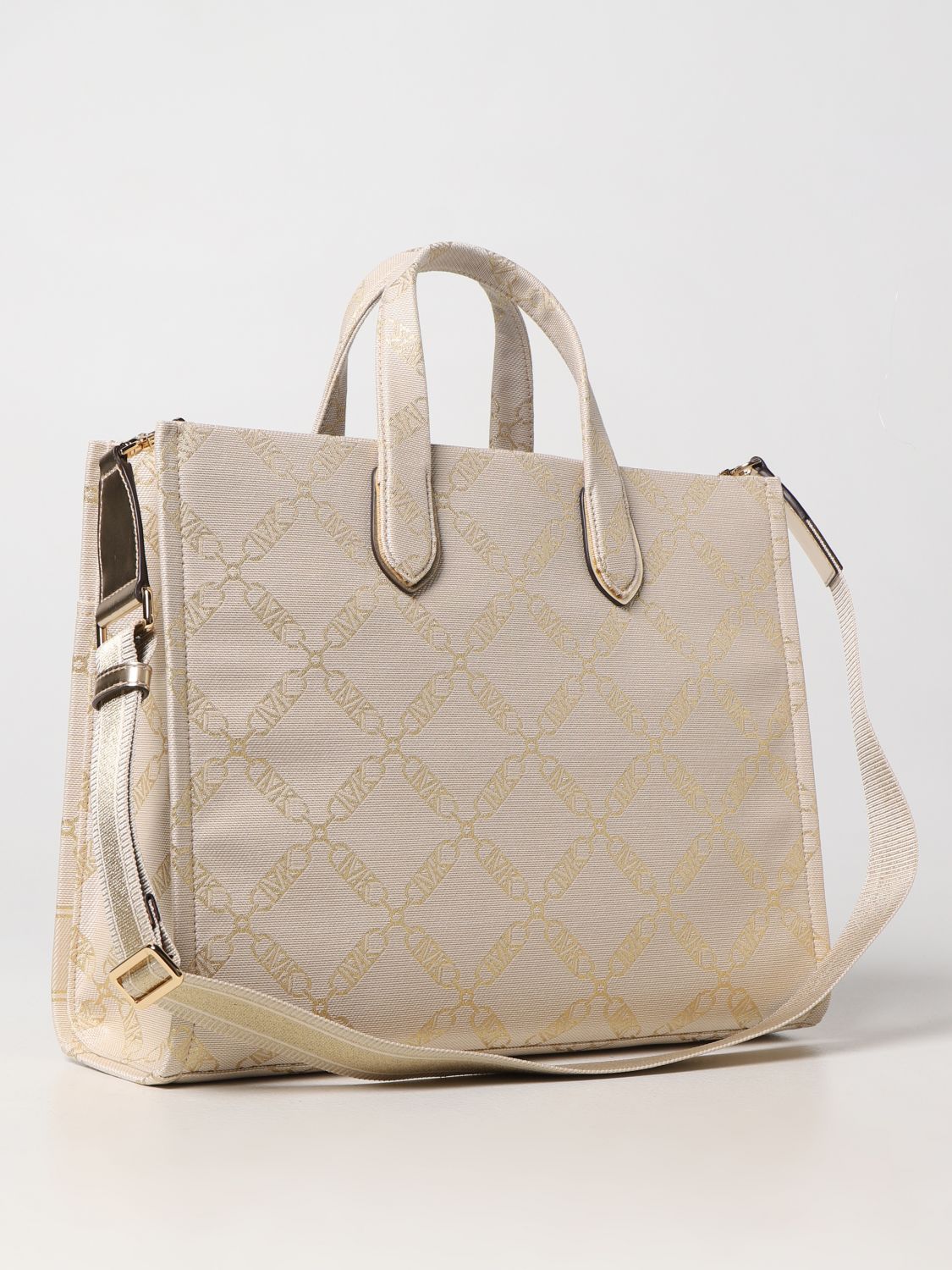 MICHAEL KORS: tote bags for woman - Gold | Michael Kors tote bags  30S3G3GT3I online on 