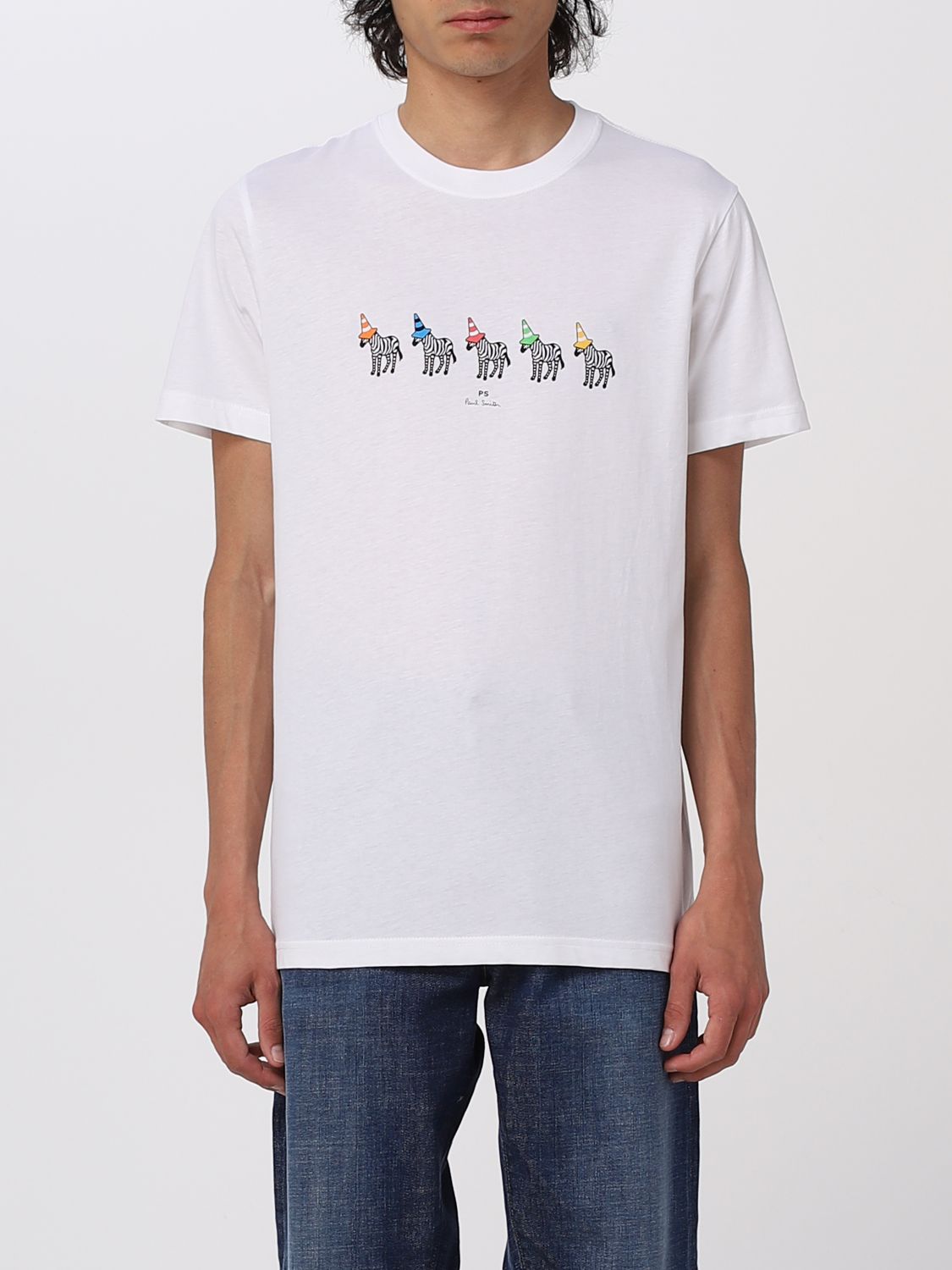 PS PAUL SMITH: t-shirt for man - White | Ps Paul Smith t-shirt ...