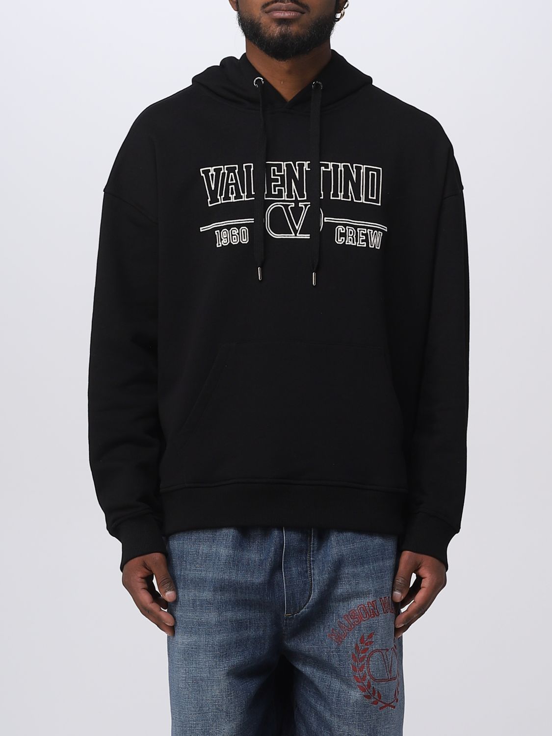 Valentino Sweatshirt  Men Color Black