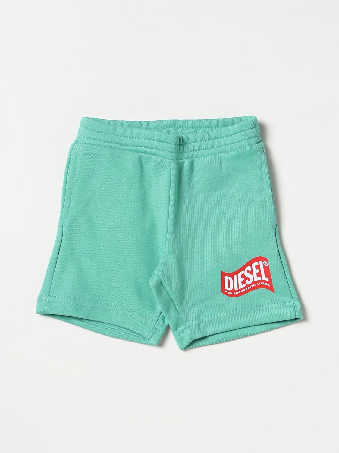 DIESEL pants for baby Green Diesel pants K003380IAJH online on