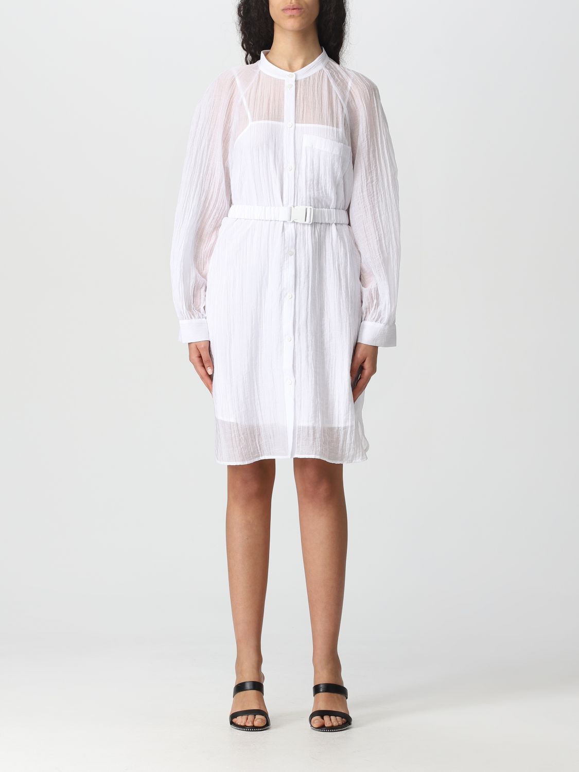 ARMANI EXCHANGE: dress for woman - White | Armani Exchange dress ...