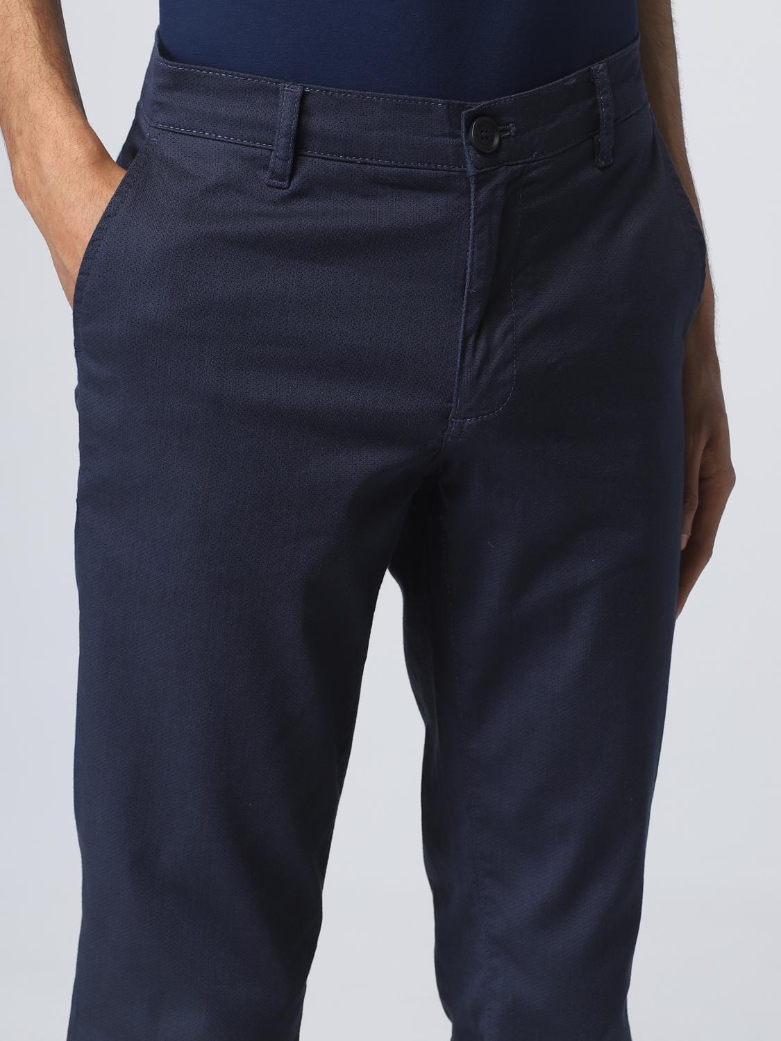 ARMANI EXCHANGE: Pants For Man - Blue | Armani Exchange Pants ...