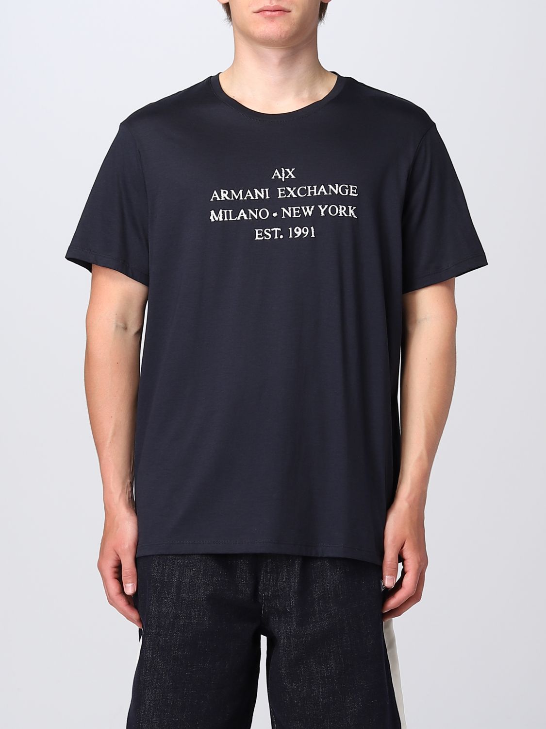Armani Exchange T-shirt  Men In Blue