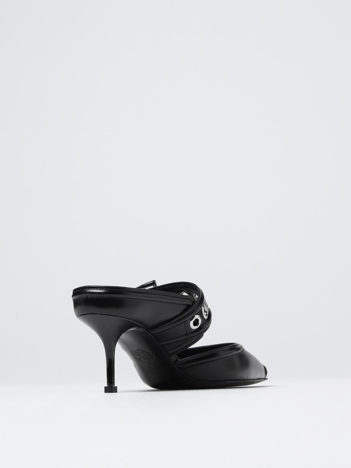 Scarpe con tacco Alexander Mcqueen: Mules Alexander McQueen in pelle nero 3
