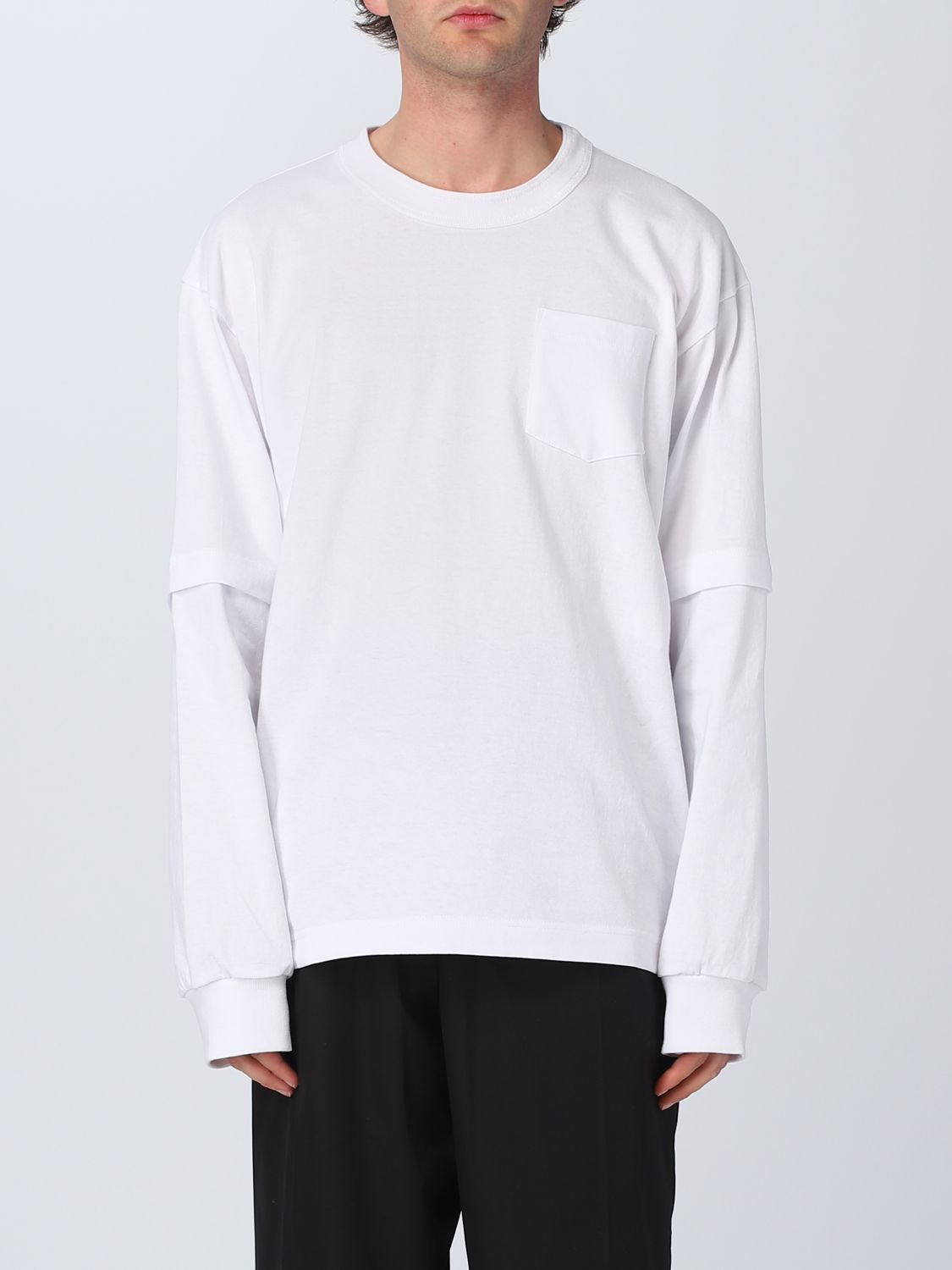 Sweatshirt Sacai: Sacai sweatshirt for man white 1