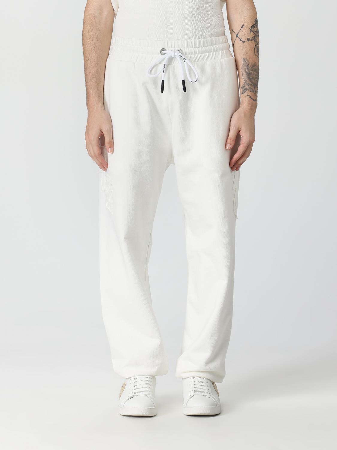 Palm Angels Pants Men Color White ModeSens