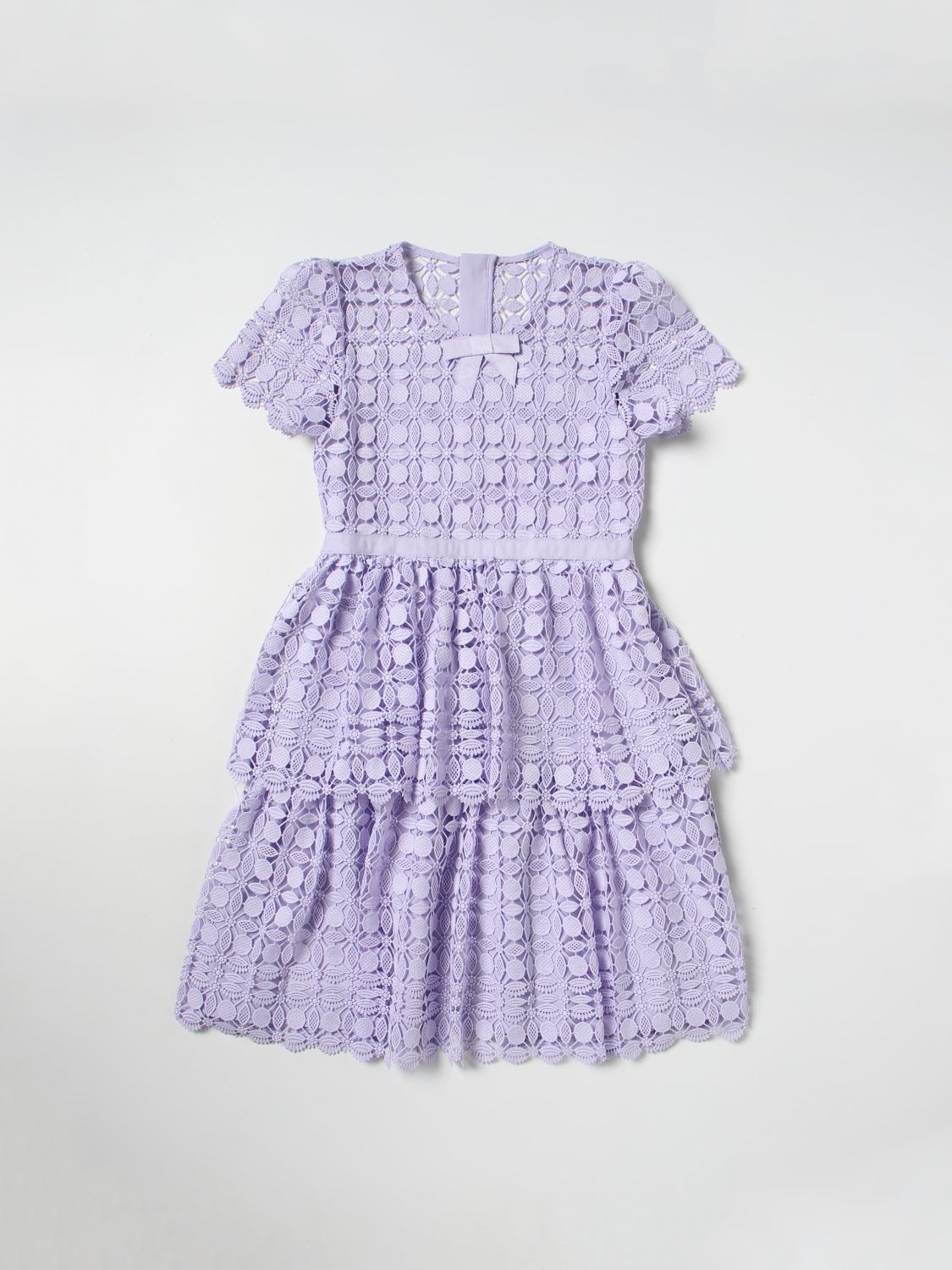 Shop Self-portrait Dress  Kids Color Lilac