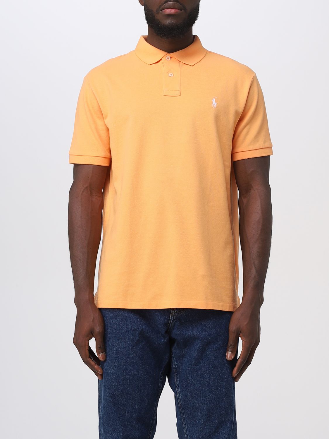 Polo Ralph Lauren Polo Shirt  Men In Tangerine