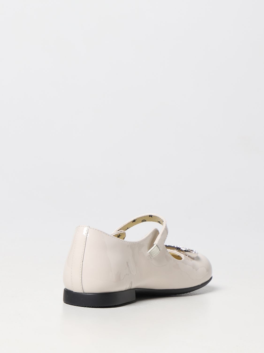 GUCCI: ballerina in patent leather - White | Gucci shoes 714529AAA23 online  on 