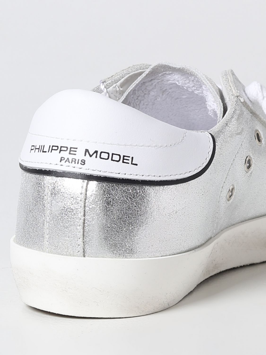 Sneakers Philippe Model: Philippe Model sneakers for woman silver 3
