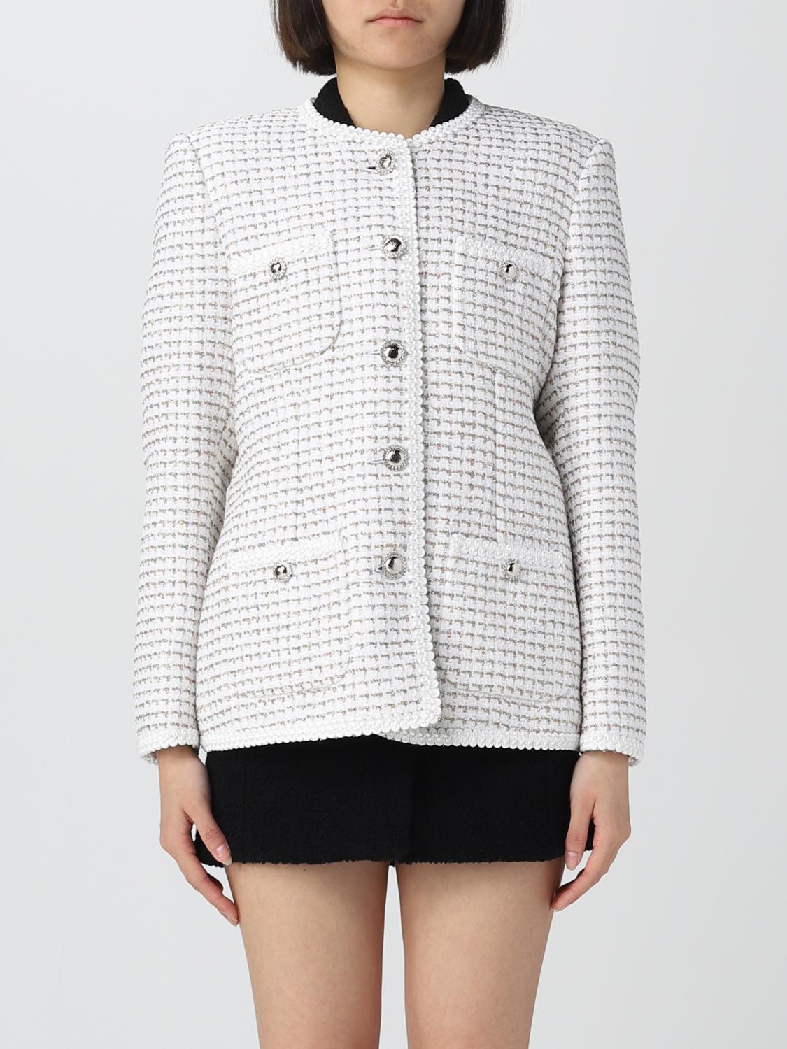 ALESSANDRA RICH Blazer For Woman White Alessandra Rich Blazer   E06644.001 1 