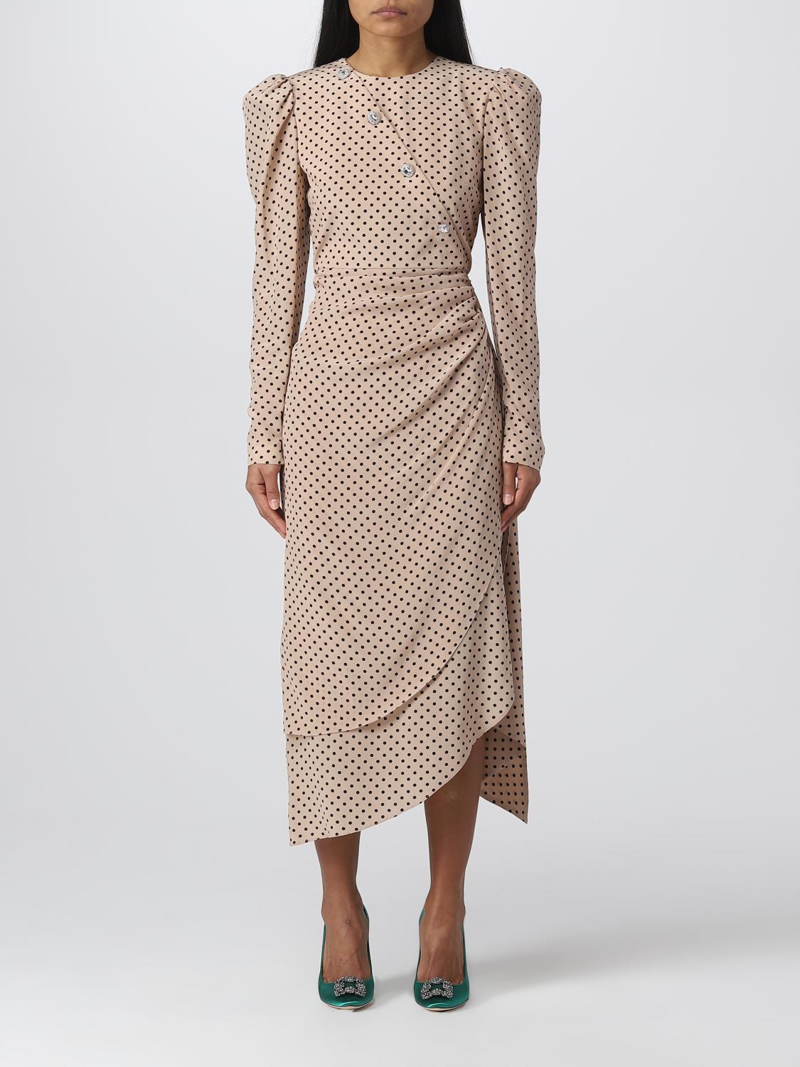 Abito Alessandra Rich: Abito Alessandra Rich donna beige 1