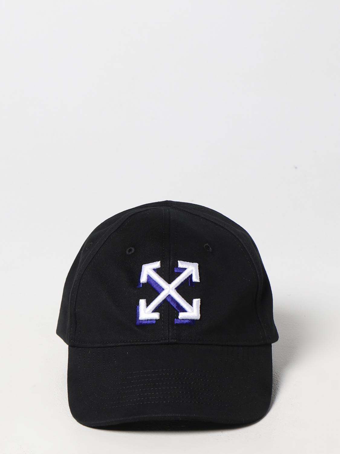 OFFWHITE hat for man Black OffWhite hat OMLB041S23FAB006 online