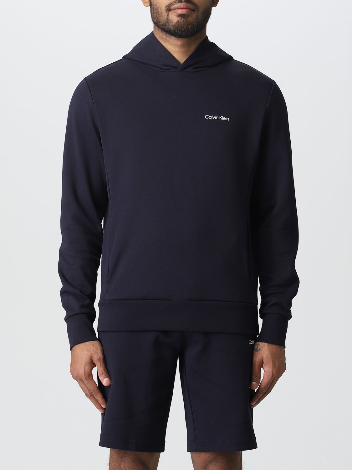 Korting Smelten officieel CALVIN KLEIN: sweatshirt for man - Blue | Calvin Klein sweatshirt  K10K109927 online on GIGLIO.COM