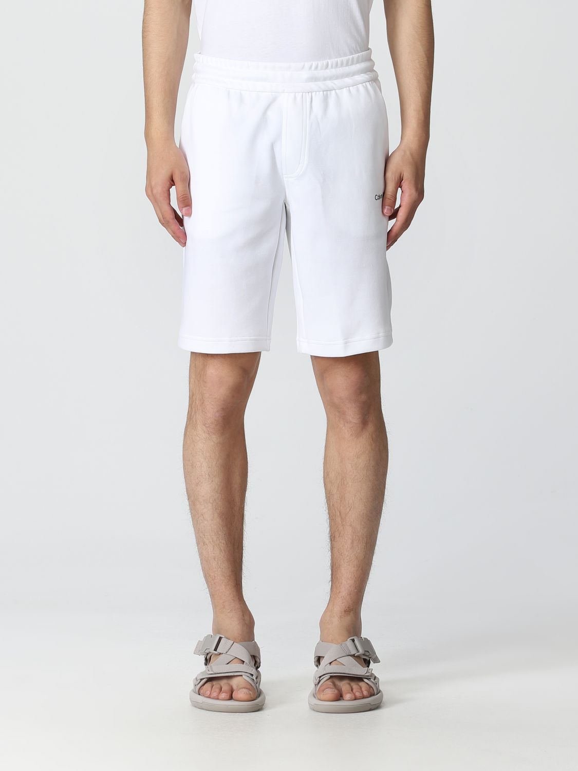 CALVIN KLEIN: short for man - White | Calvin Klein short K10K111208 ...