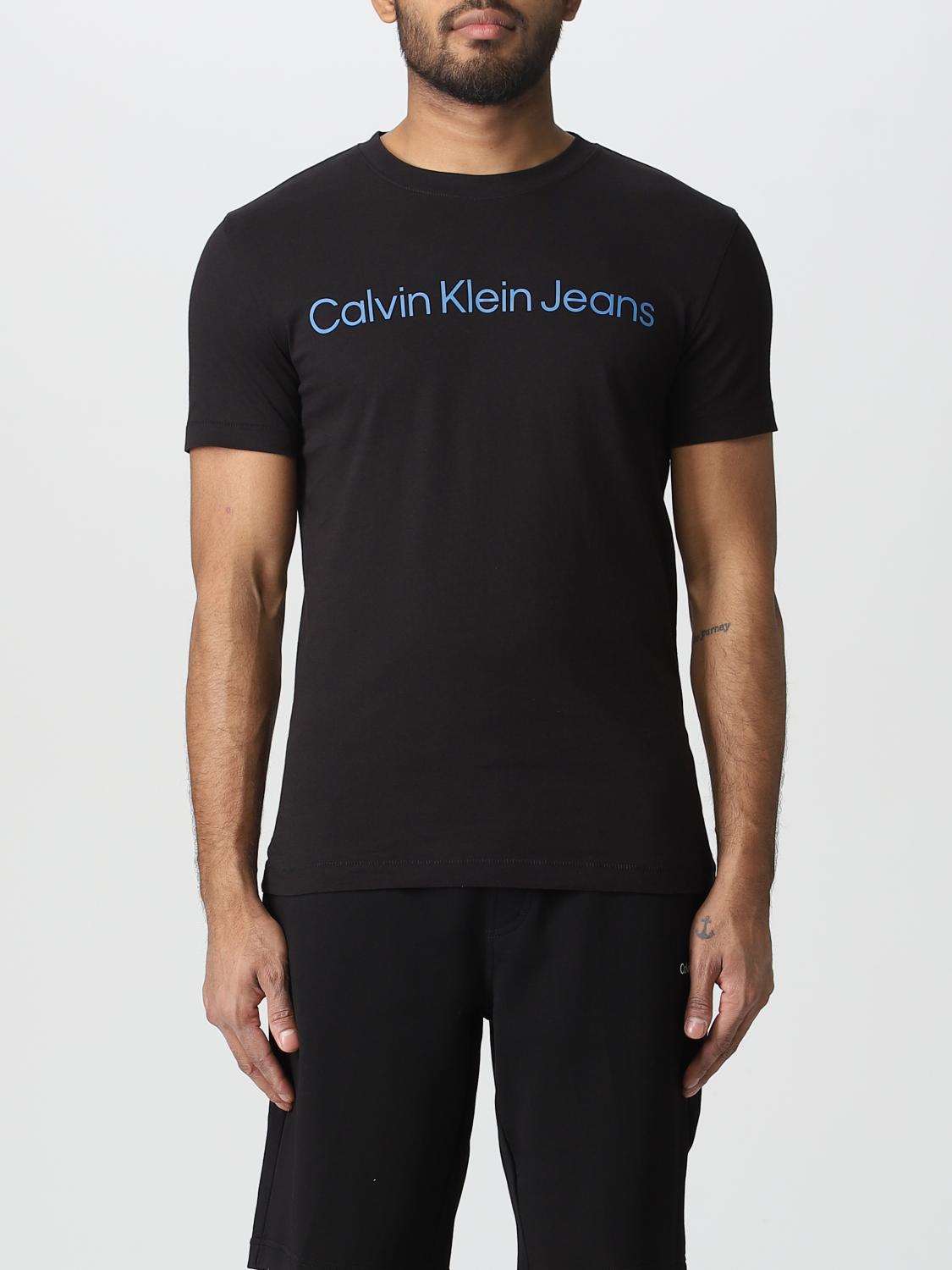 Calvin Klein Jeans T Shirt For Man Black Calvin Klein Jeans T Shirt J30j3223440 Online On 1528