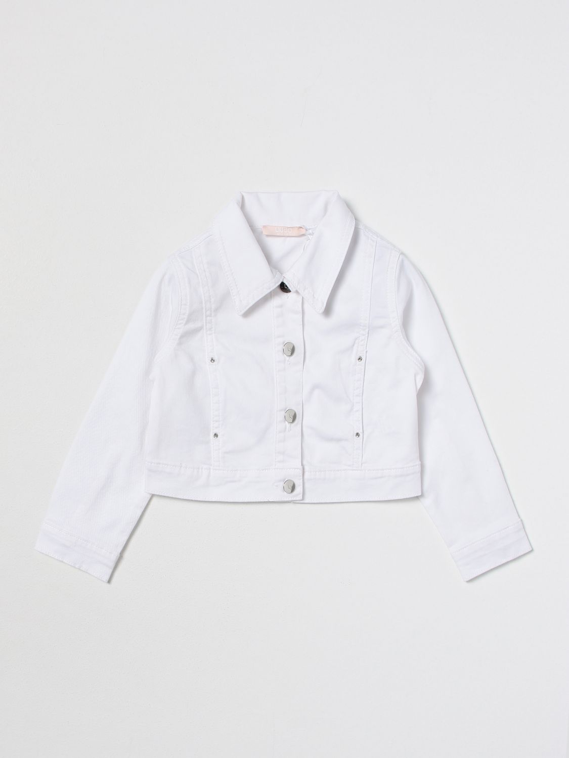 LIU JO KIDS: jacket for girls - White | Liu Jo Kids jacket KA3081T3357 ...