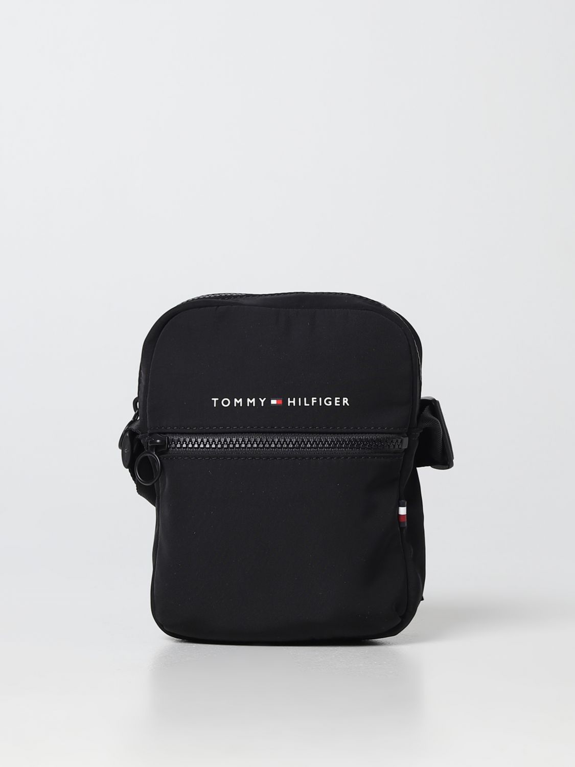 TOMMY HILFIGER: shoulder bag for man Black | Tommy Hilfiger shoulder bag AM0AM10550 online on GIGLIO.COM