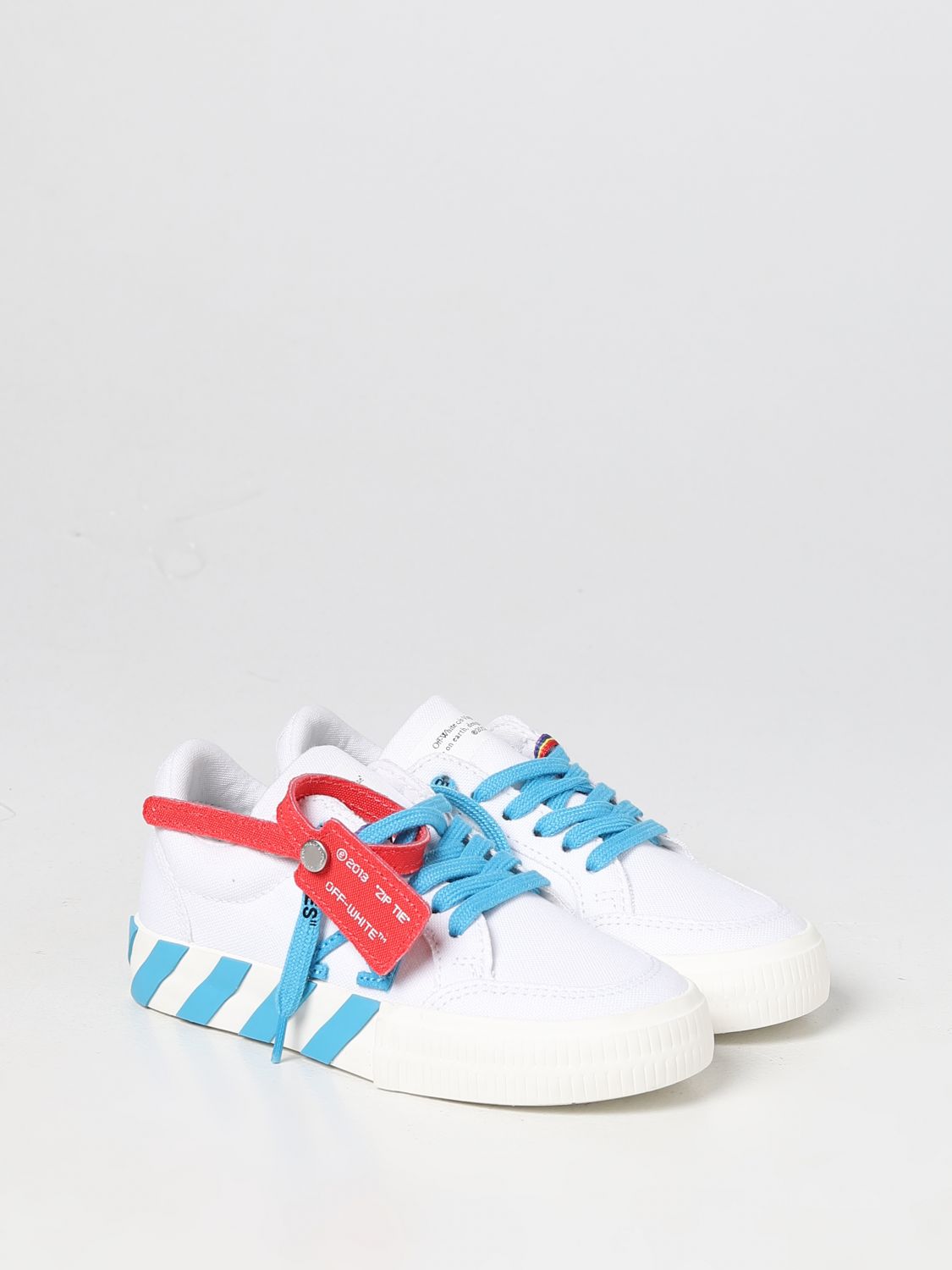 Scarpe Off-White: Sneakers Low Vulcanized Off-White in canvas bianco 2