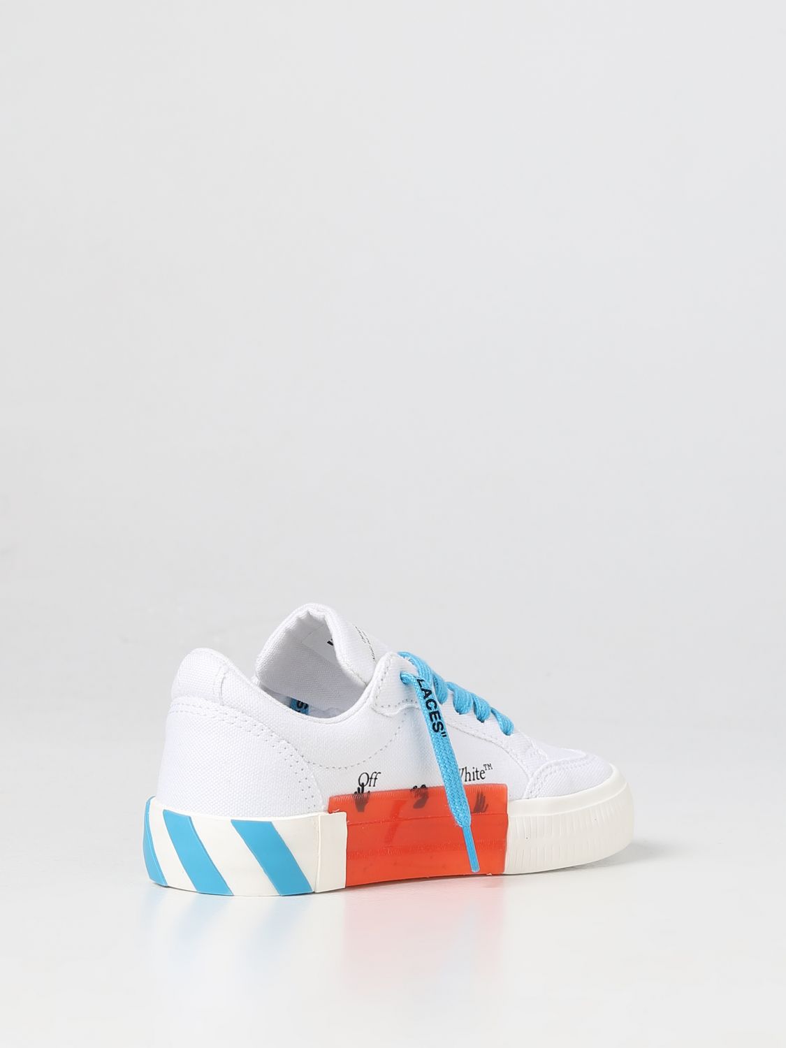 Scarpe Off-White: Sneakers Low Vulcanized Off-White in canvas bianco 3