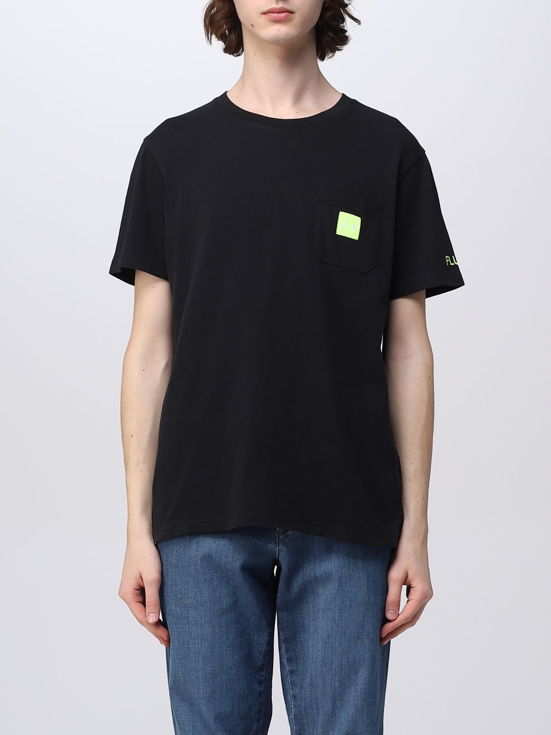 Sun 68 T-shirt  Men Color Black