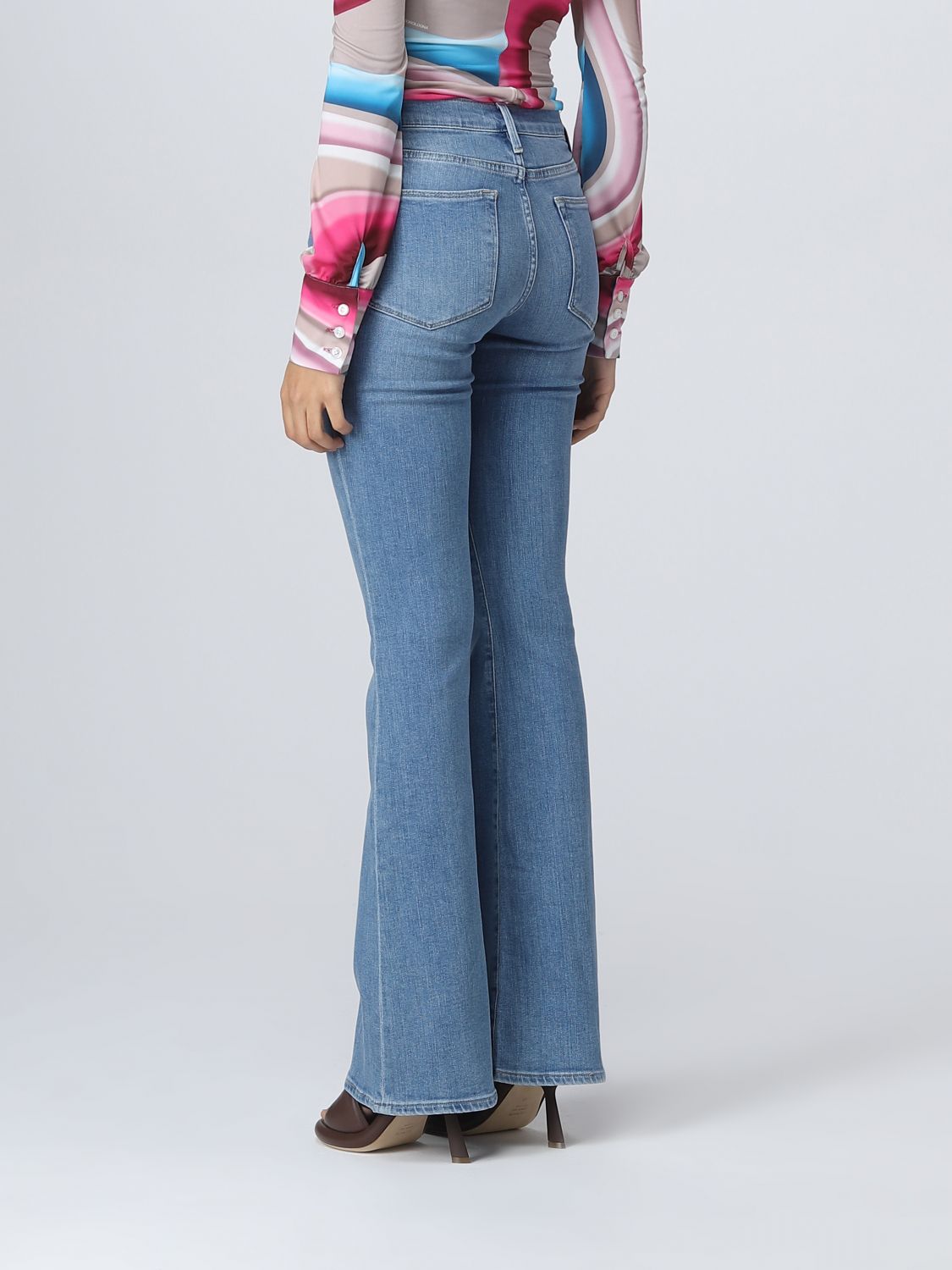 Strålende overraskende Indsigtsfuld FRAME: jeans for woman - Blue | Frame jeans LHF793F online on GIGLIO.COM