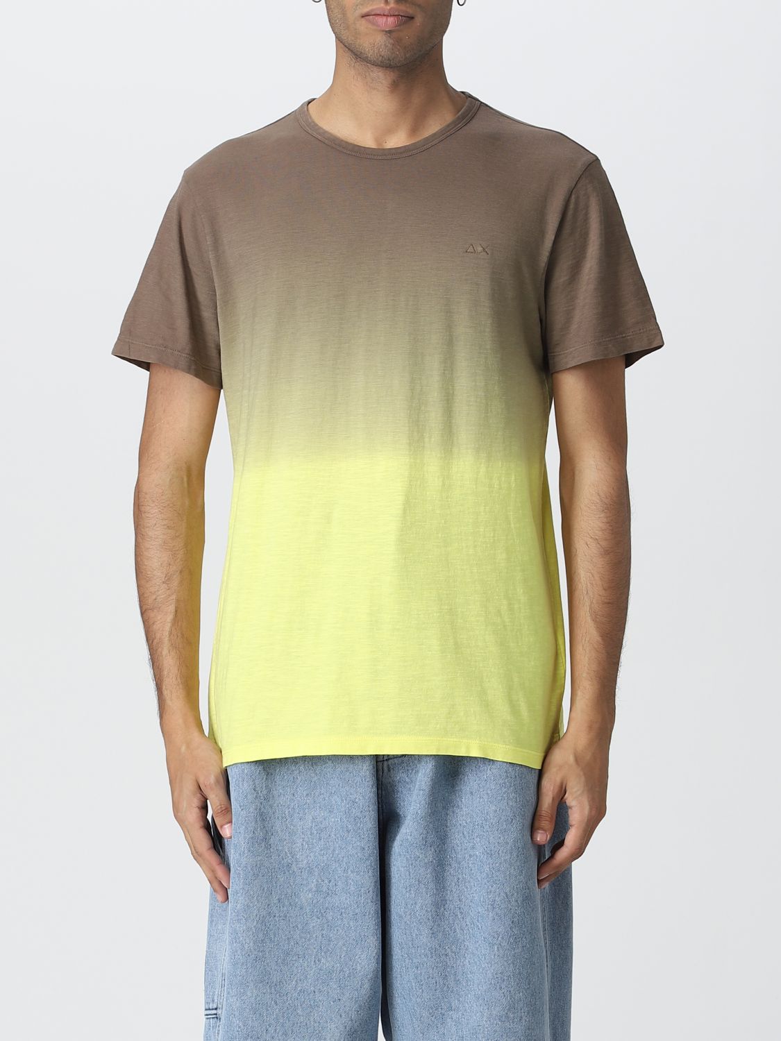 Sun 68 T-shirt  Men Color Camel