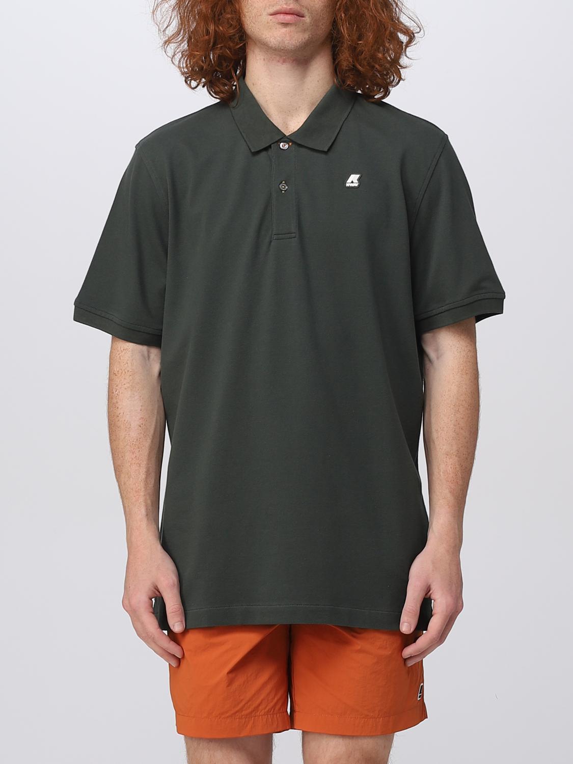 K-way Polo Shirt  Men Color Olive