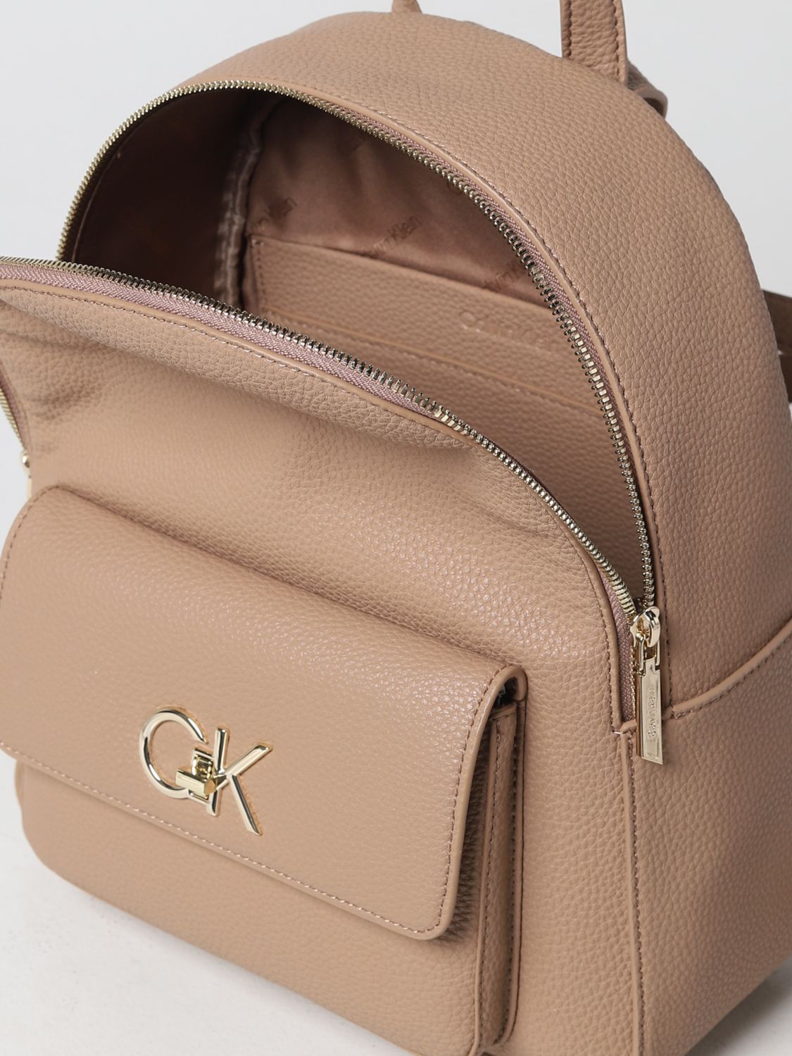 CALVIN KLEIN: backpack for woman - Safari | Calvin Klein backpack  K60K610637 online on 