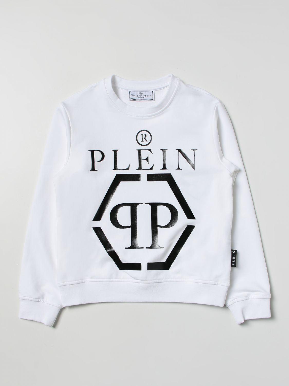 Philipp Plein Kids' Pullover  Kinder Farbe Weiss In White