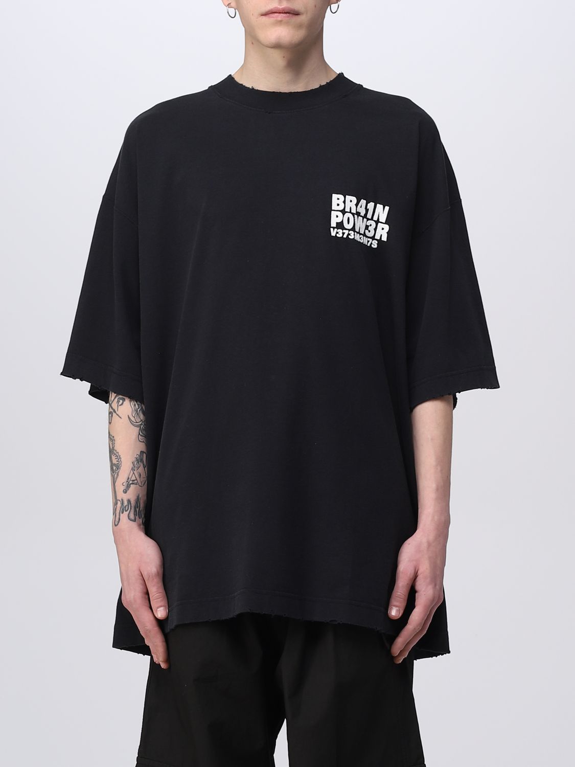 VETEMENTS: t-shirt for man - Black | Vetements t-shirt UE63TR380B ...