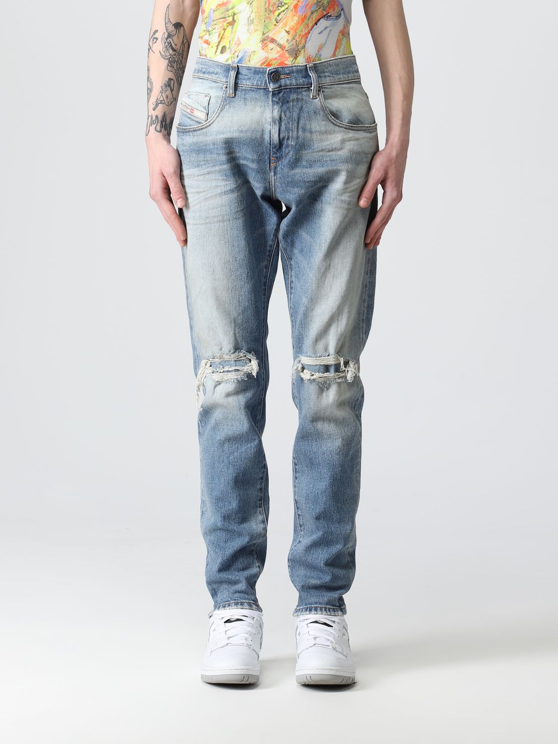 DIESEL: jeans for man - Diesel jeans A03558007P3 online on GIGLIO.COM