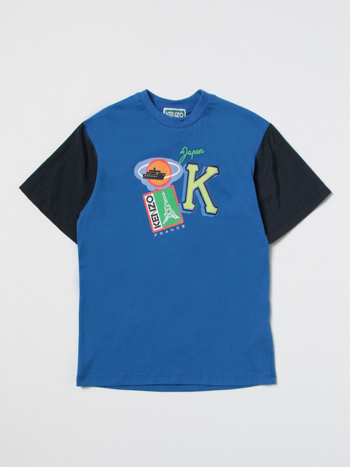 Kenzo T-shirt  Junior Kids Color Blue