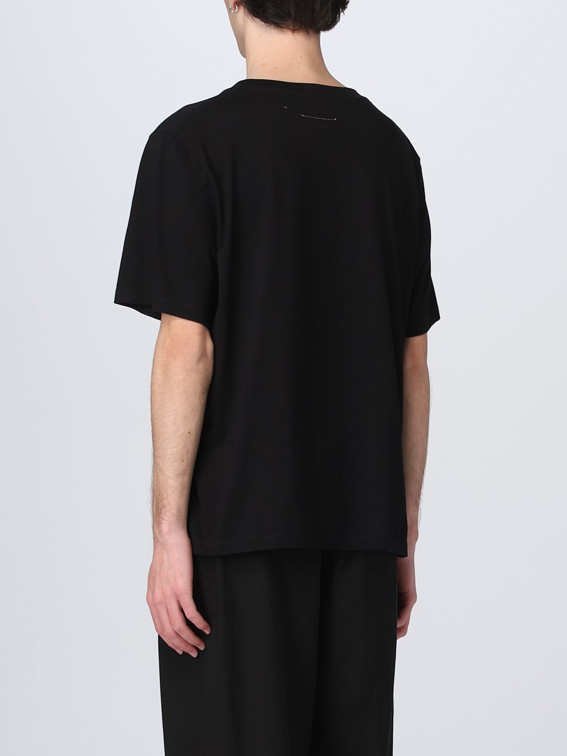 MM6 MAISON MARGIELA: t-shirt for man - Black | Mm6 Maison Margiela t ...