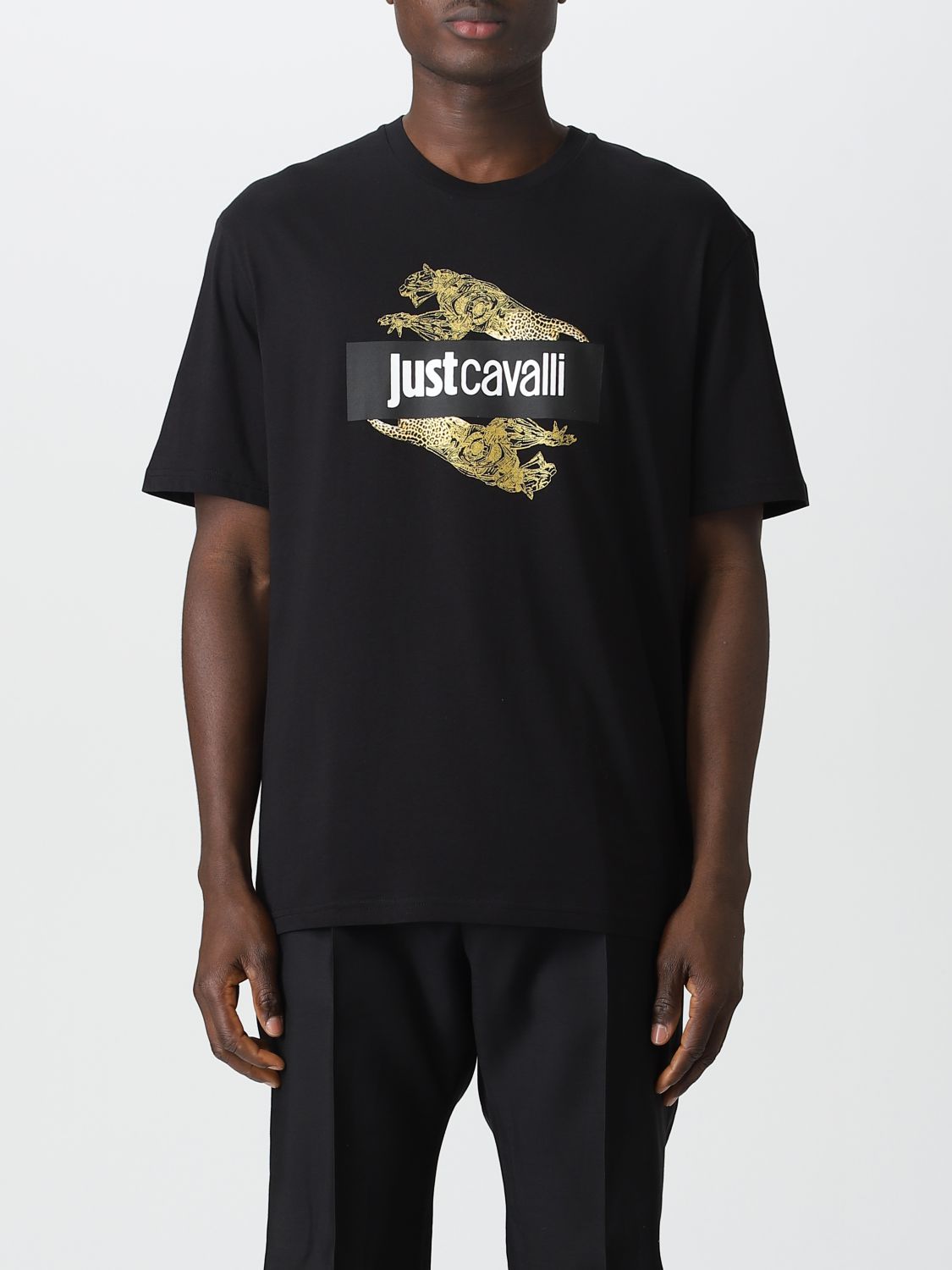 Just Cavalli T-shirt  Men Color Black