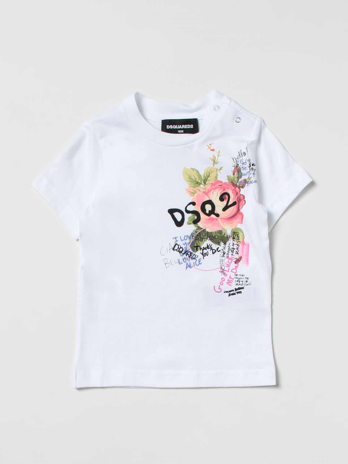 Dsquared2 Junior T-shirt  Kinder Farbe Weiss In White